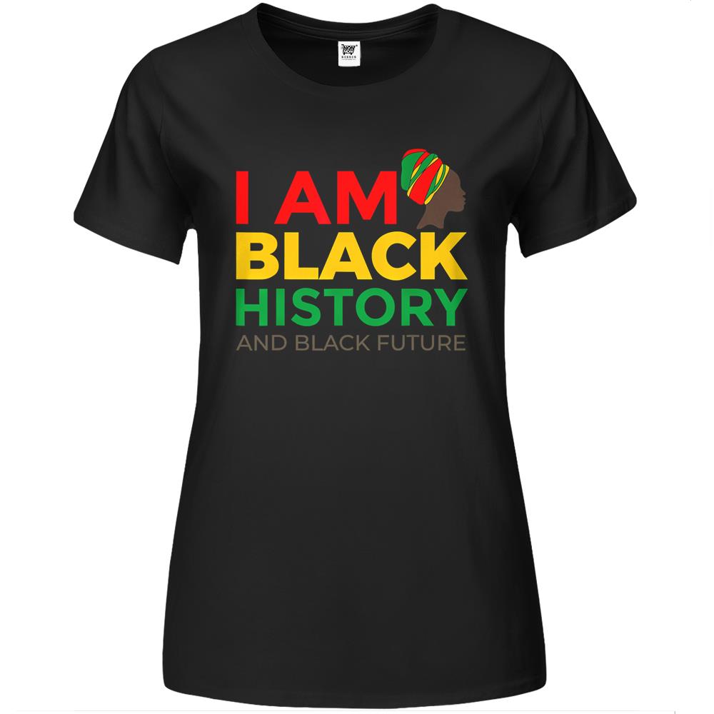 Afro American Gift Afrocentric Gift I Am Black History Month Premium Womens T Shirts