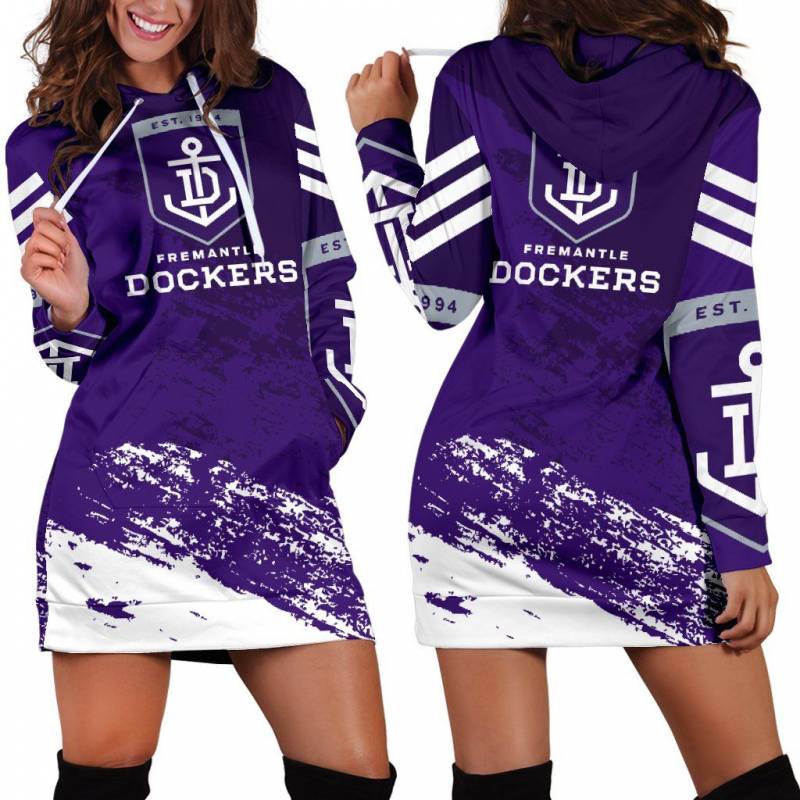 Fremantle Football Club Special Hoodie Dress A7