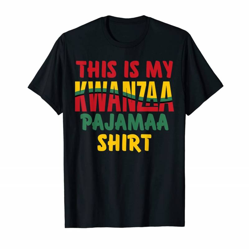 This Is My Kwanzaa Pajamas Shirt African American Costume T-shirt