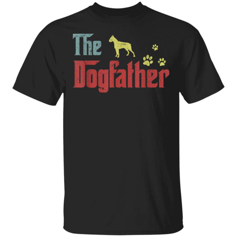 Vintage Boxer The Dogfather Boxer Tshirt Tshirt