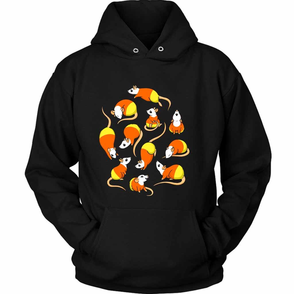 Candy Corn Rats Unisex Hoodie