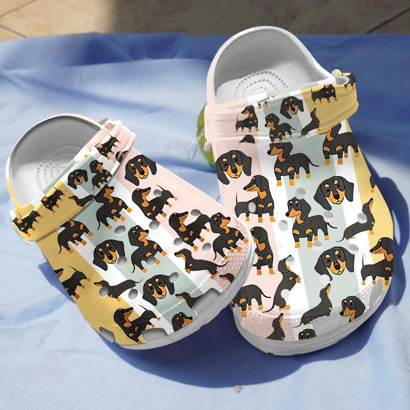 Dachshund Love Crocs Classic Clogs Shoes