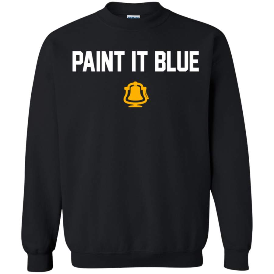 AGR Paint It Blue Rivalry Shirt G180 Gildan Crewneck Pullover Sweatshirt  8 oz.