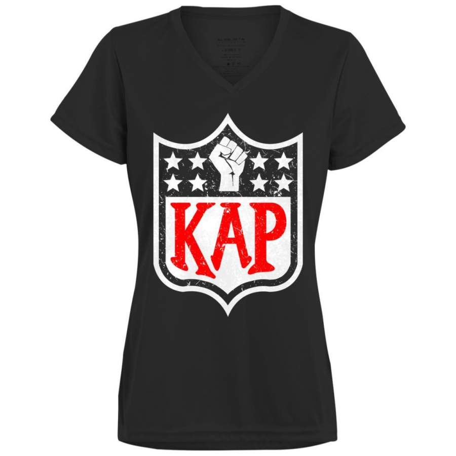 AGR Colin Kaepernick Kap USA Flag Ladies’ Wicking T-Shirt