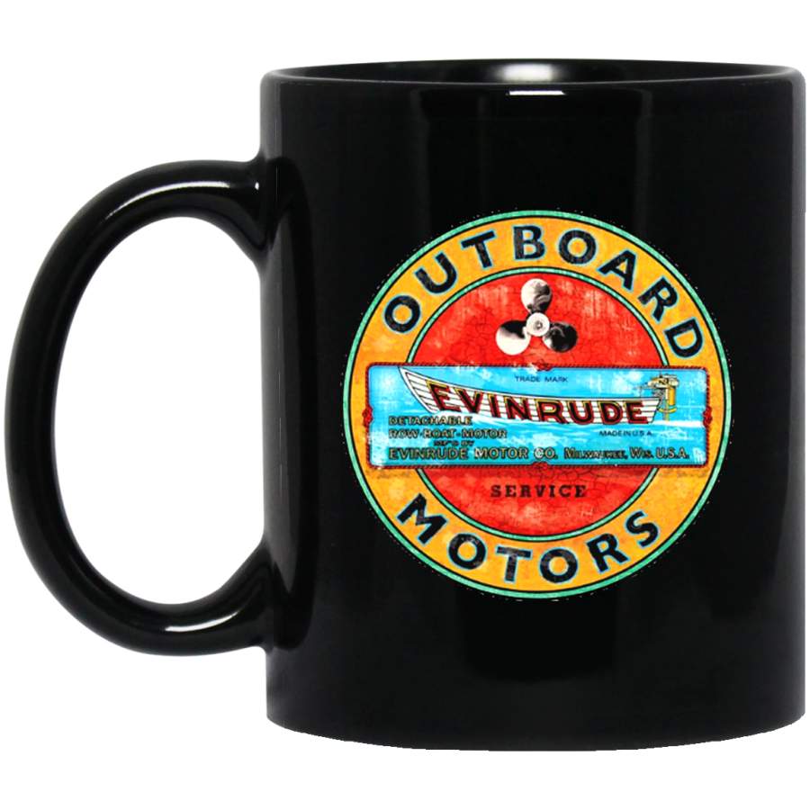 Evinrude Vintage Outboard Motors USA 11 oz Mug