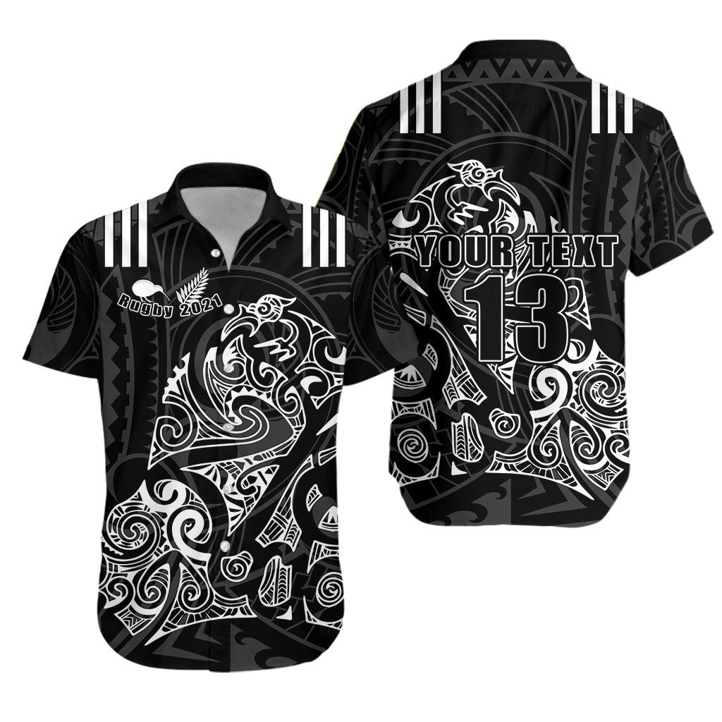 (Custom Personalised) Aotearoa Super Rugby Hawaiian Shirt Maori Kiwi – Custom Text And Number