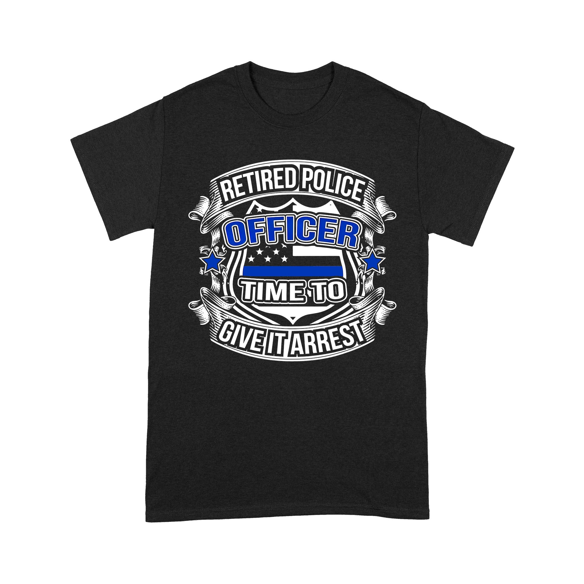 Premium T-Shirt – Dreameris Retired Police Officer T Shirt Cop Law Enforcement Retirement Gift Thin Blue Line