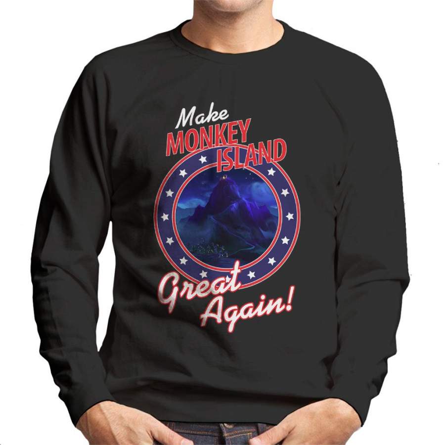 Make Monkey Island Great Again Men’s Sweatshirt