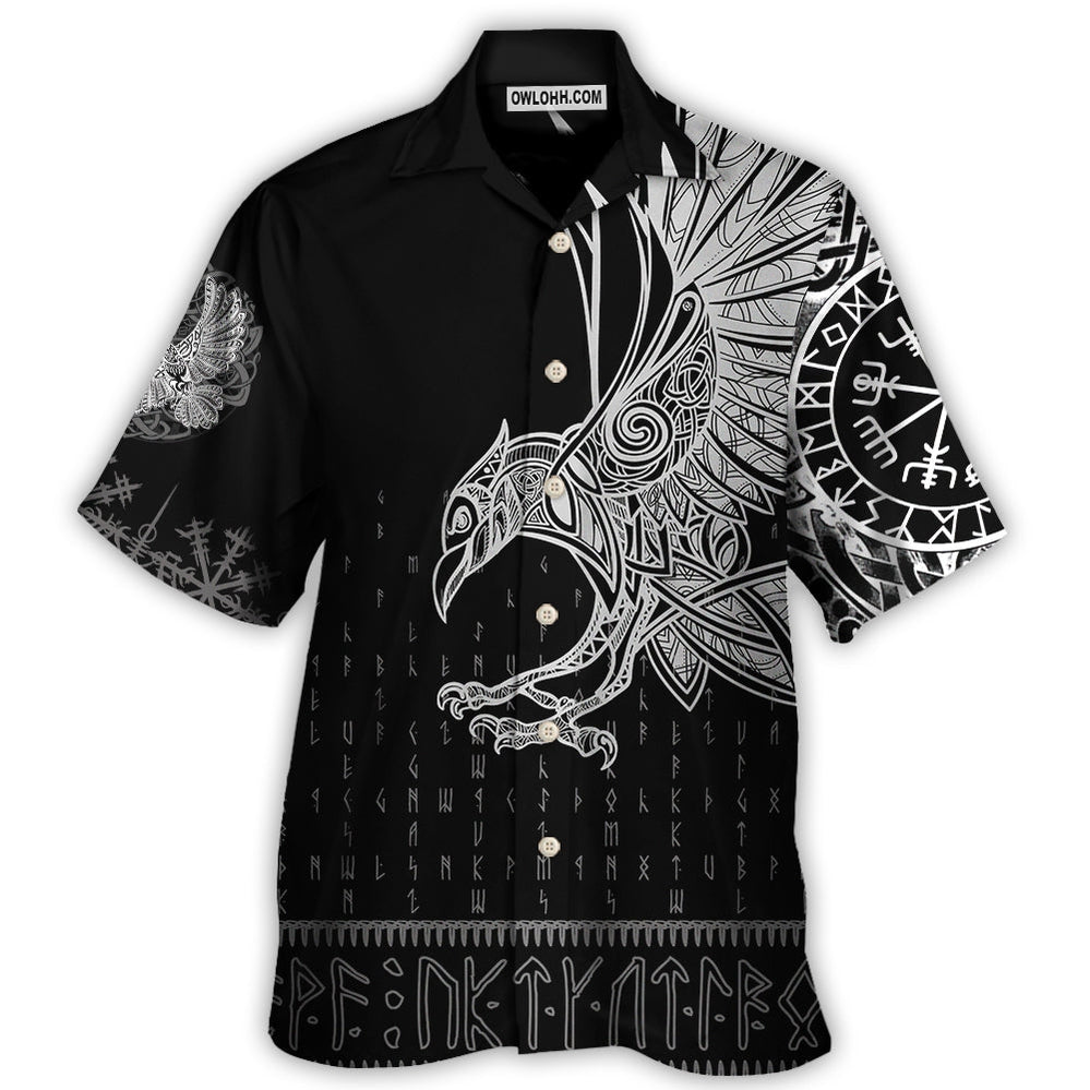 Viking Raven Odin Victory – Hawaiian Shirt  – Owl Ohh