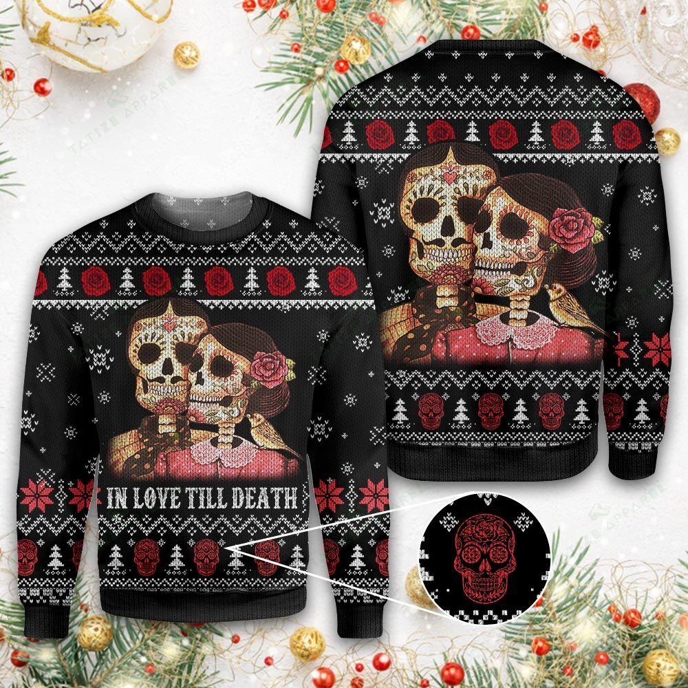 Skull Ugly Christmas Sweater | For Men & Women | Adult | Us6160