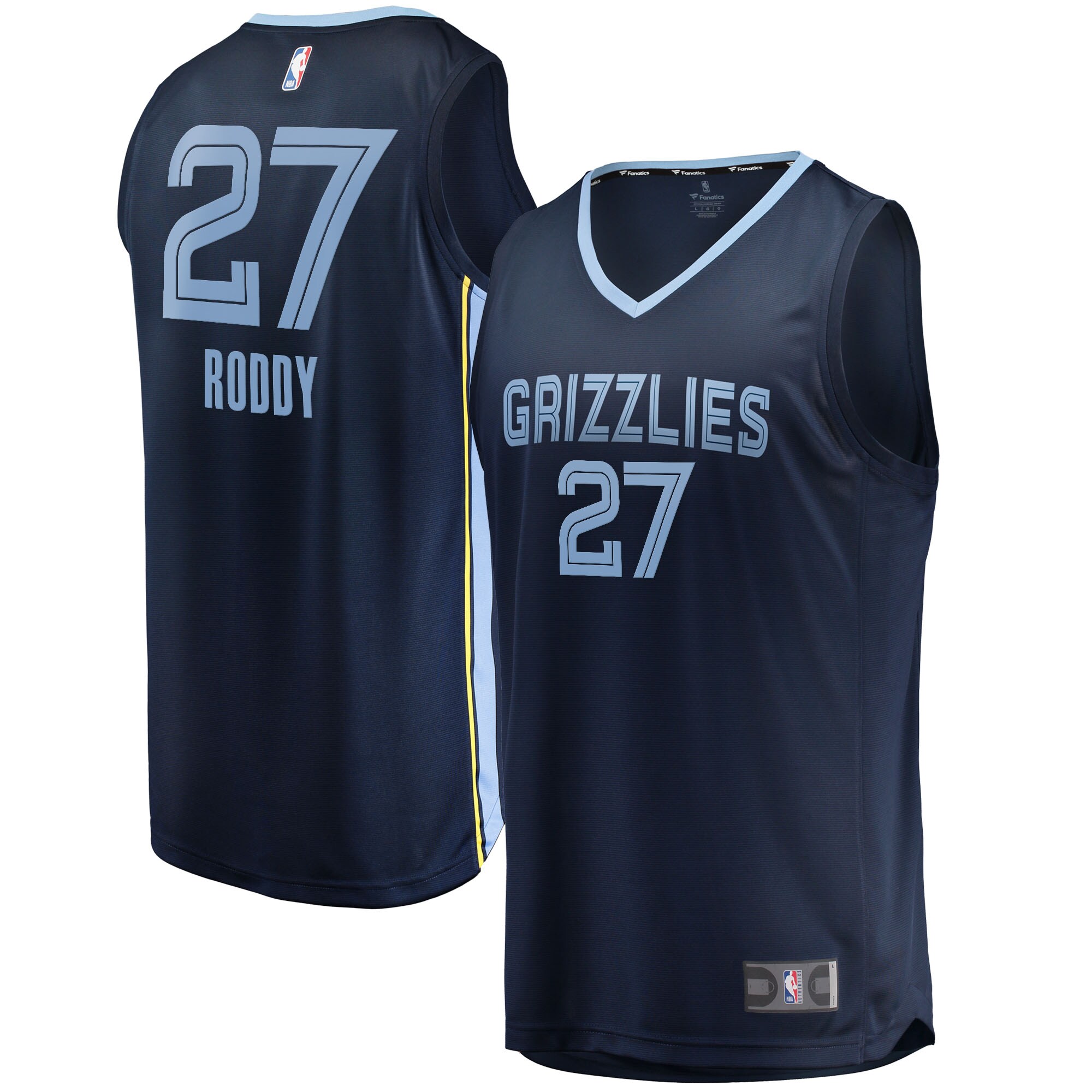 David Roddy Memphis Grizzlies Fast Break Player Jersey – Icon Edition – Navy