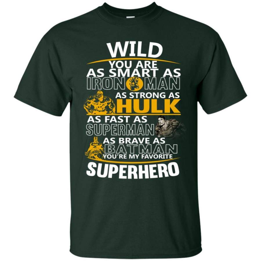 Minnesota Wild You’re My Favorite Super Hero T Shirts