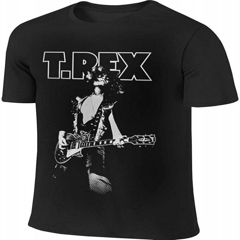 Btve T-rex Vintage Logo Bolan Glam Marc Classic Party Black T-shirts