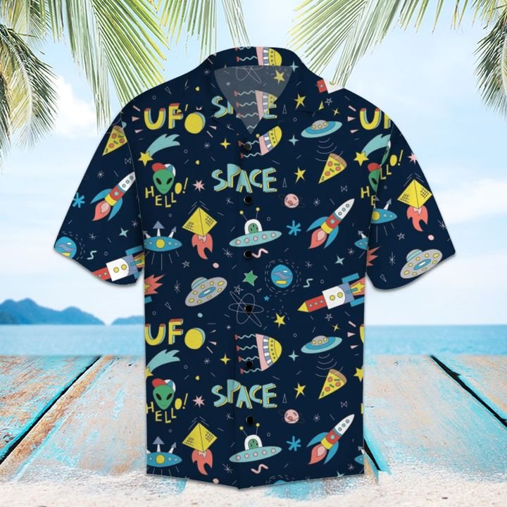 Amazing Space Force Hawaiian Shirt Summer Button Up For Men, Women, Couple