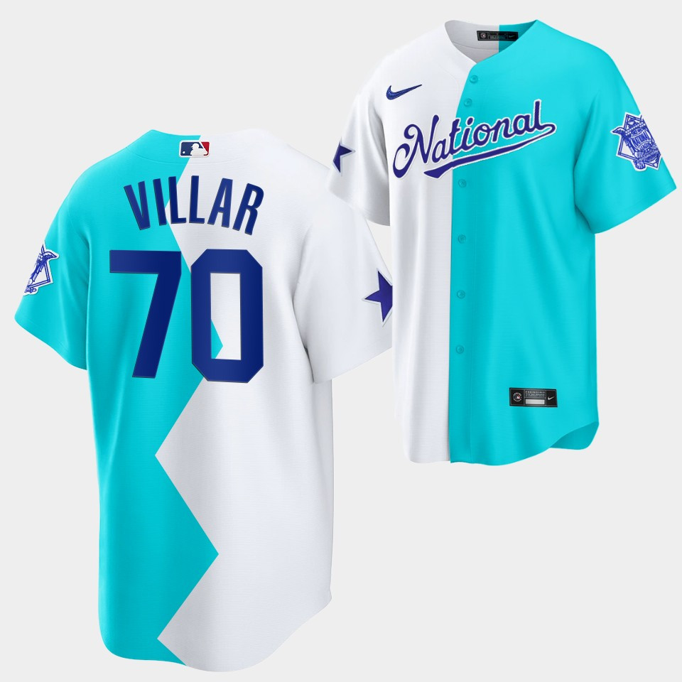 All-Star Futures Game 2022-23 San Diego Padres David Villar 70 White Blue Jersey