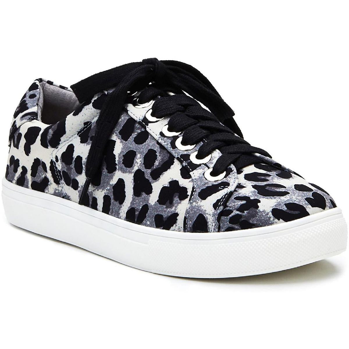 Valerie Womens Animal Print Lace Up Casual And Fashion Sneakers