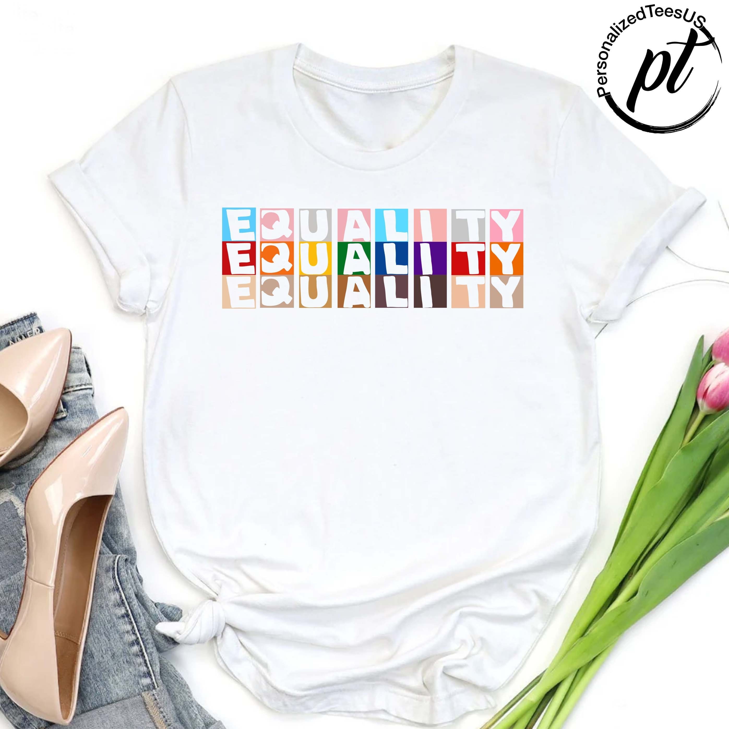 Equality Pride T-Shirt,Gay Shirt,LGBTQ Support Shirt,Pride Month,Human Pride Shirt,Love is Love Tee,Queer Shirt,Lesbian Shirt,Proud Gay Gift