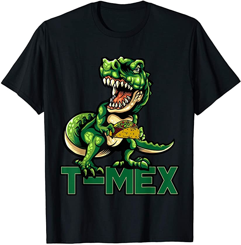 Cinco De Mayo 2021 Dino T-Rex, T-Mex Kids Boys Toddler T-Shirt