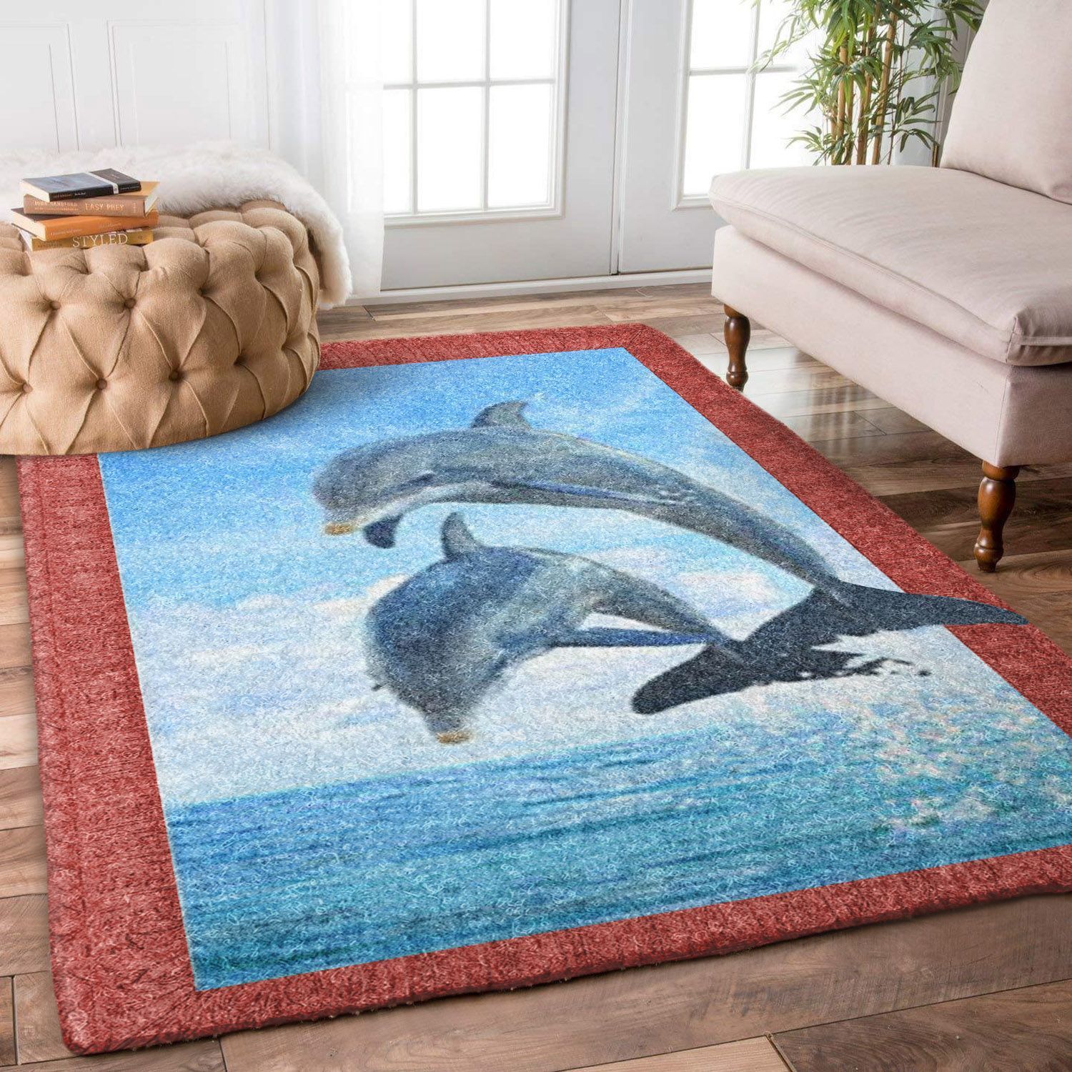 3d Huge Dolphin HD1401021R Rug