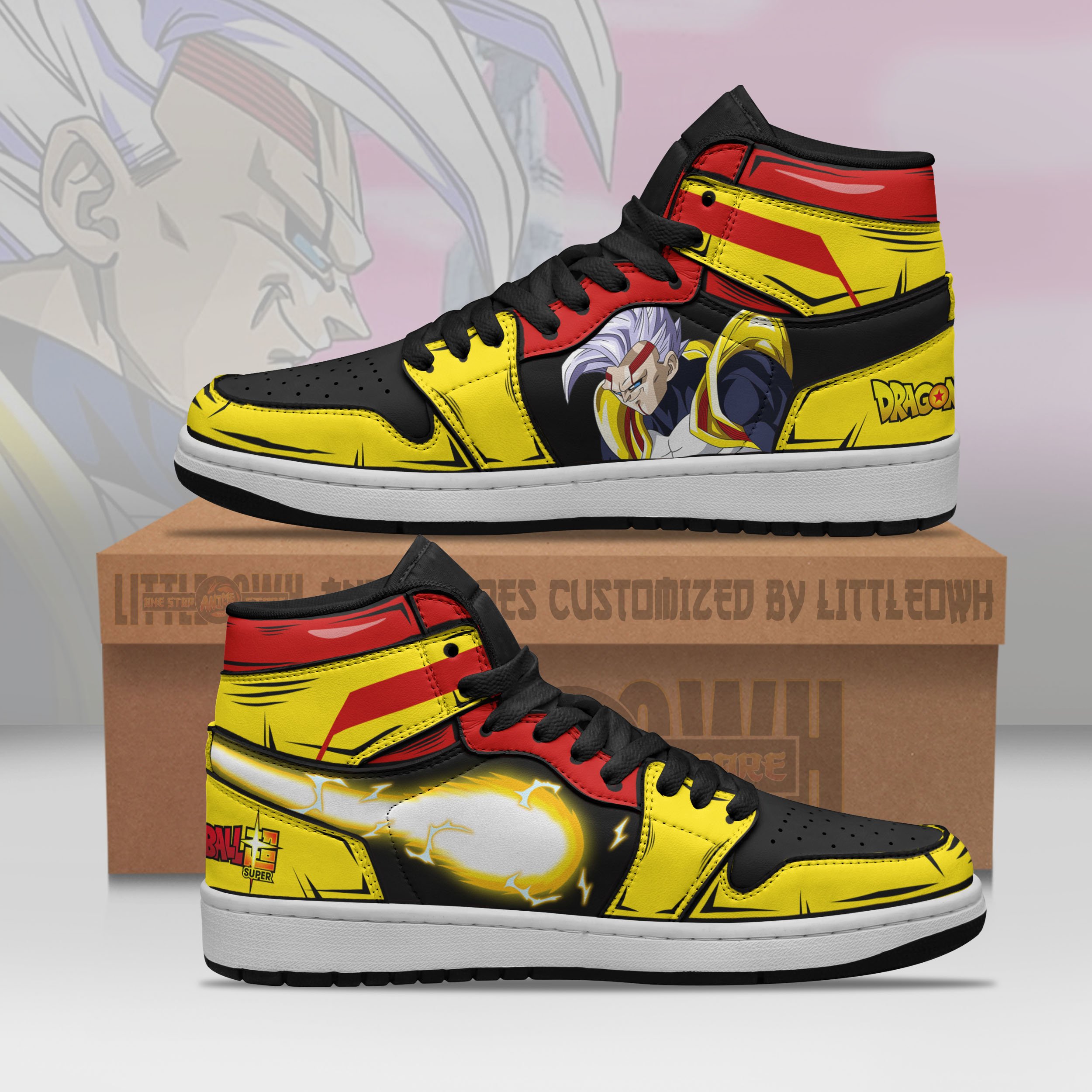 Baby Vegeta Jd Sneakers Custom Dragon Ball Gt Anime Shoes