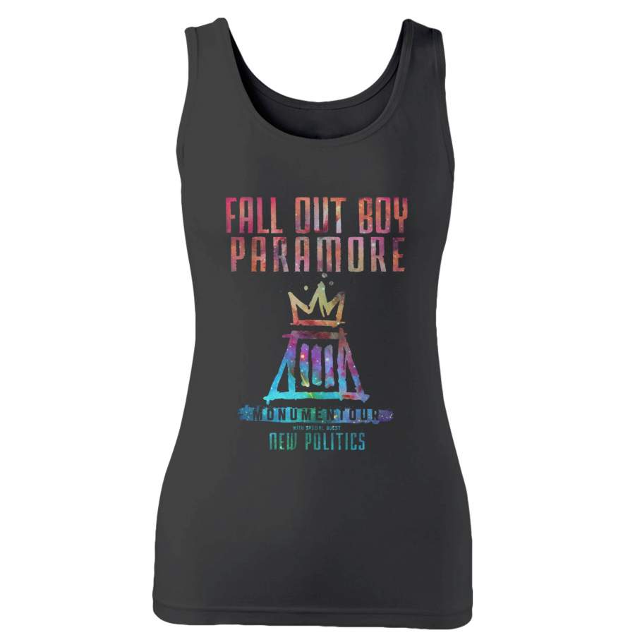 Fall Out Boy Paramore Monumentour Woman’s Tank Top