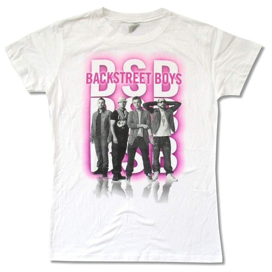 Backstreet Boys Pink Background Men’S Fashion T-Shirt