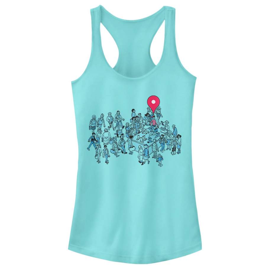 Where’s Waldo Junior’s Location Found  Racerback Tank