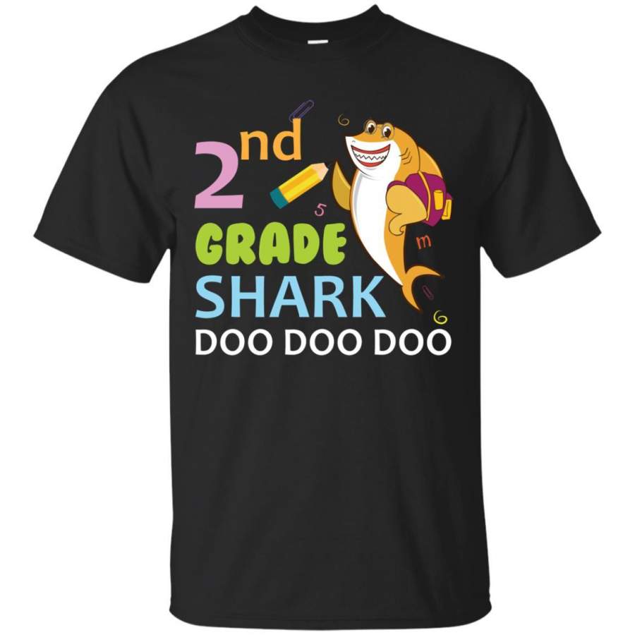 2nd Grade Shark Doo Doo Doo Back To School T-shirt