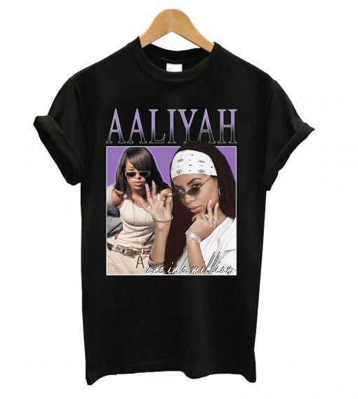 Aaliyah Black RS T shirt