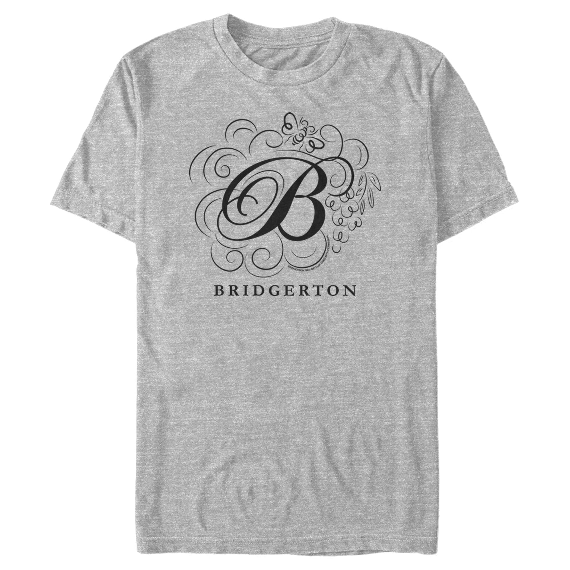 Bridgerton Men’S Logo Black  T-Shirt