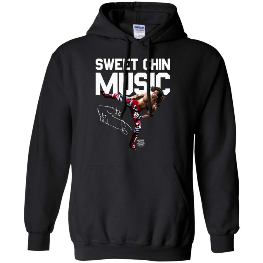 Shawn Michaels Sweet Chin Music Heartbreak Kid Mr Wrestlemania WWE Pullover Hoodie