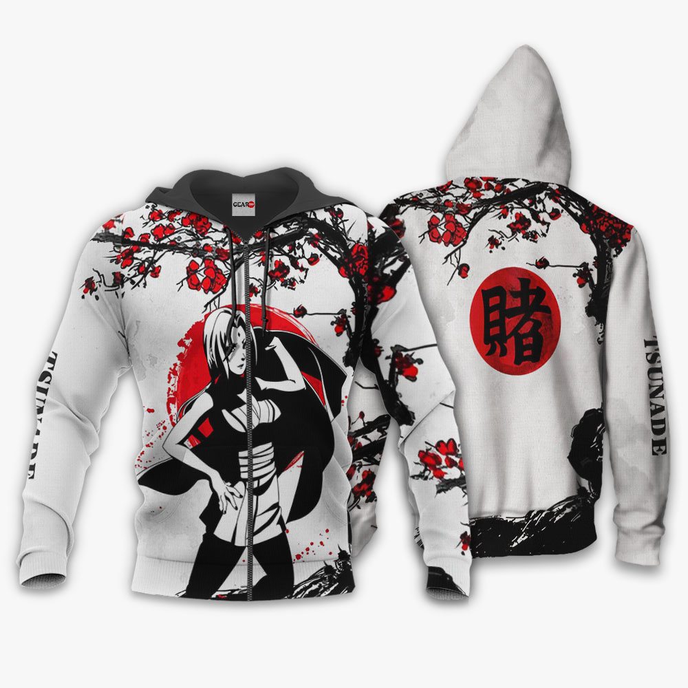 Tsunade Hoodie Japan Style Custom Naruto Anime Shirts