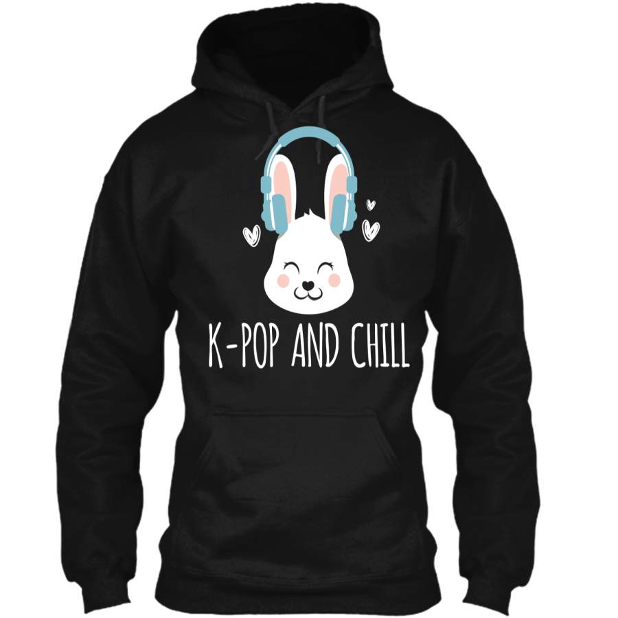 Cute Easter Bunny K-Pop And Chill Premium T-Shirt Pullover Hoodie 8 oz