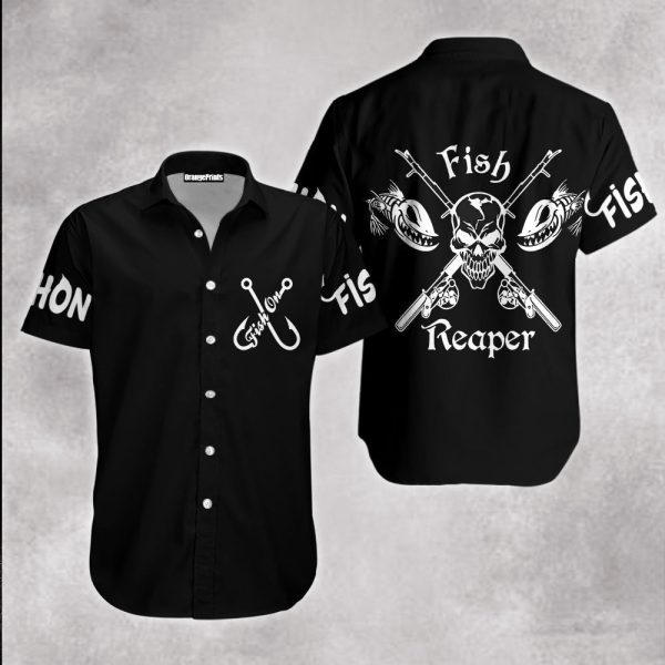 Fishing Reaper Hawaii Shirt For Men Women Ha35844