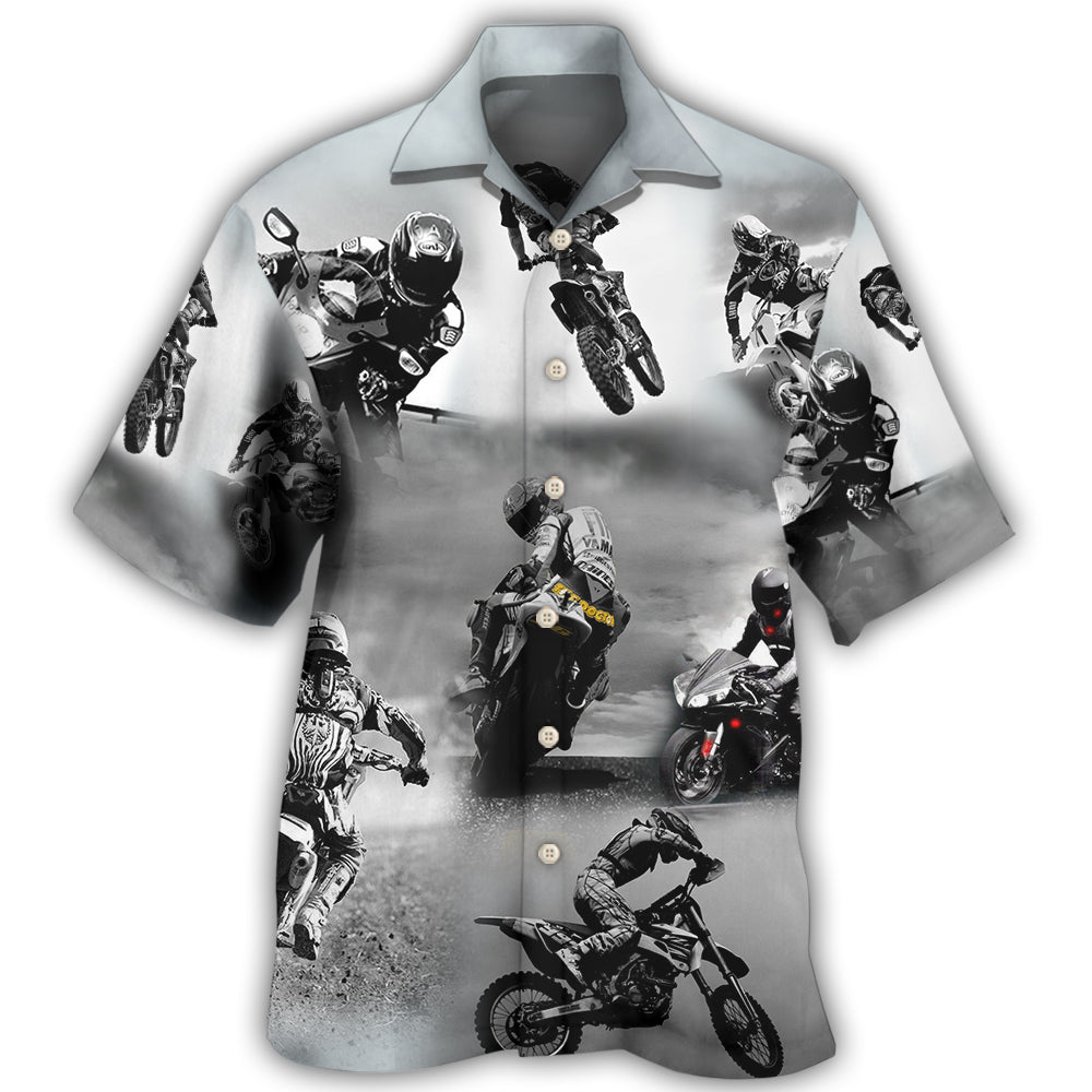 Motorcycle Sometimes I Look Back Hawaii Shirt Ha84172