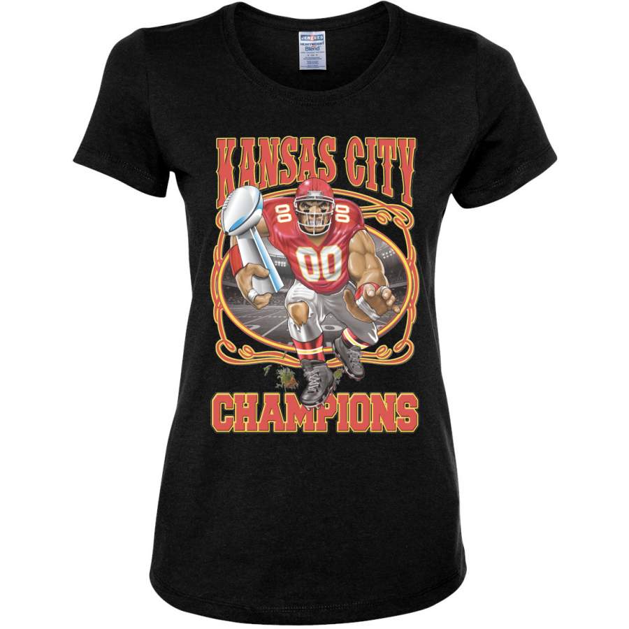 Kansas City Champions 2020 KC Fan  Sports Womens Graphic T-Shirt