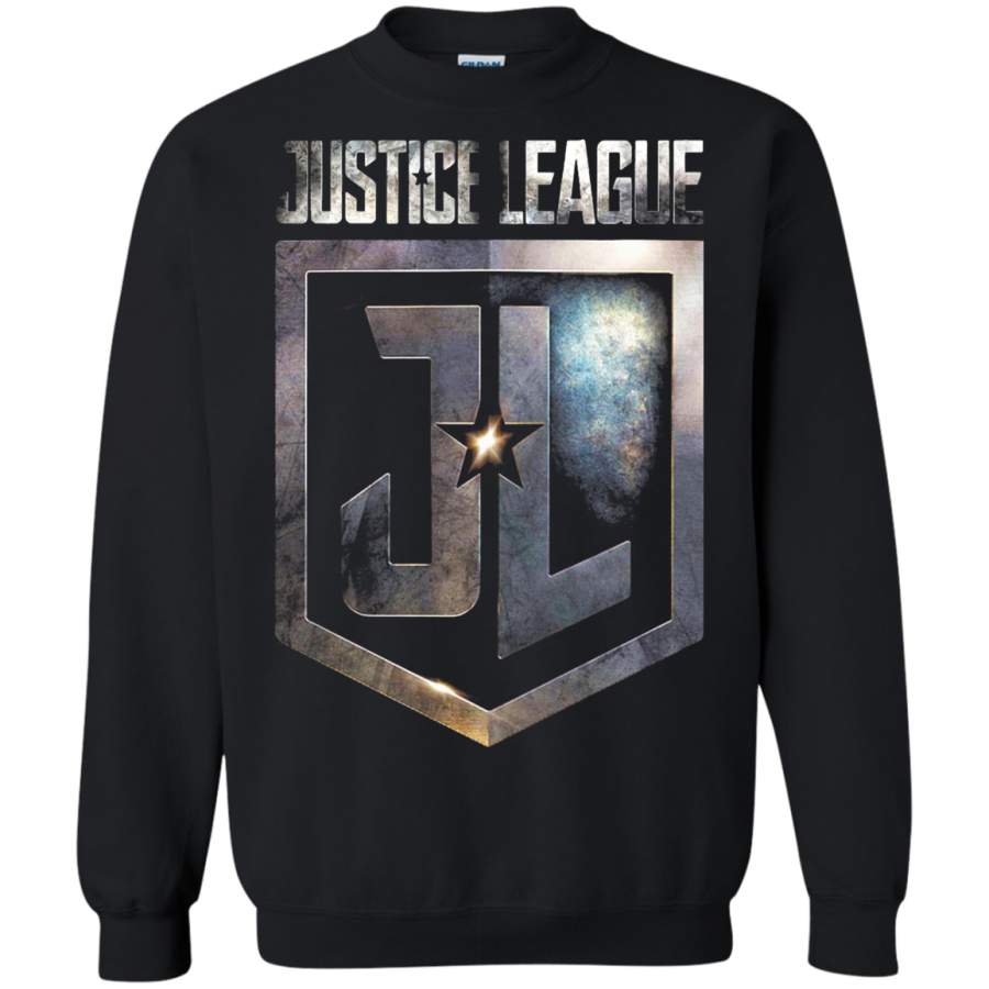 AGR DC Comics In 3D Style Shield Logo Justice League Sweatshirt