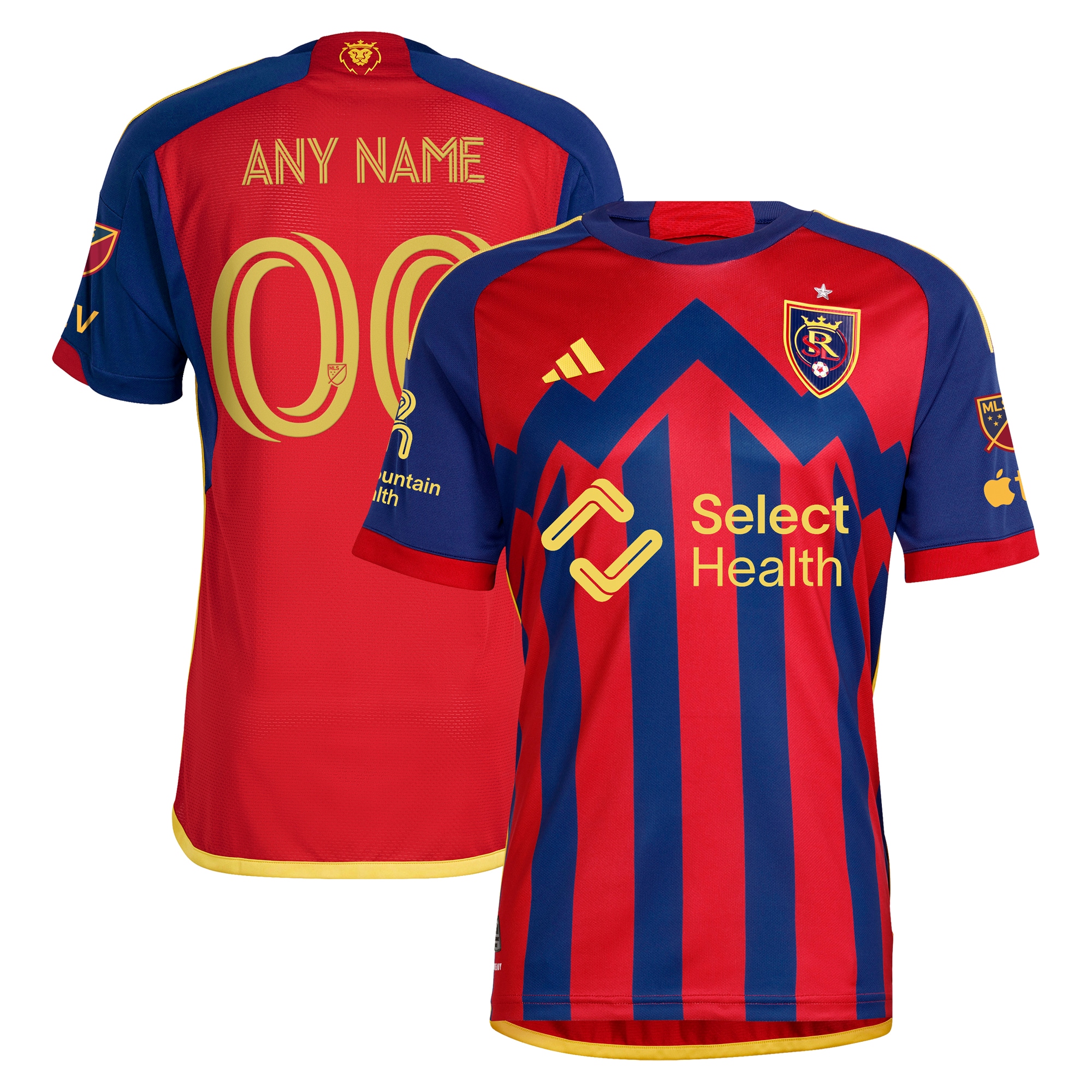 Real Salt Lake 2024 Peak Utah Authentic Custom Jersey  Red