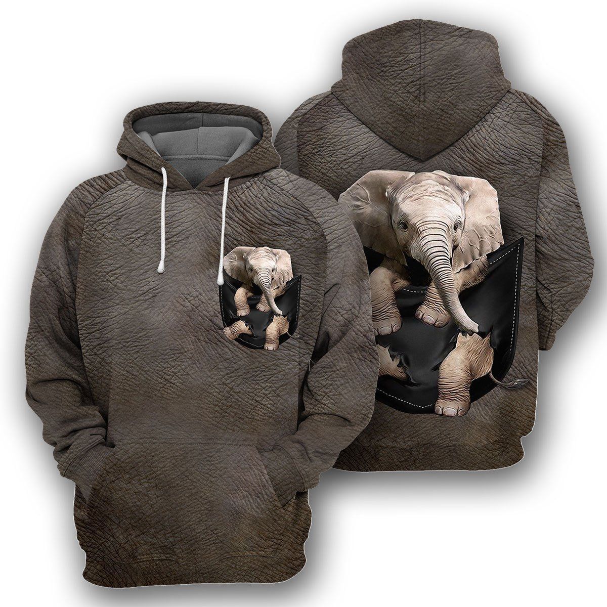 TJJ022010A05SL ELEPHANT HOODIE CC