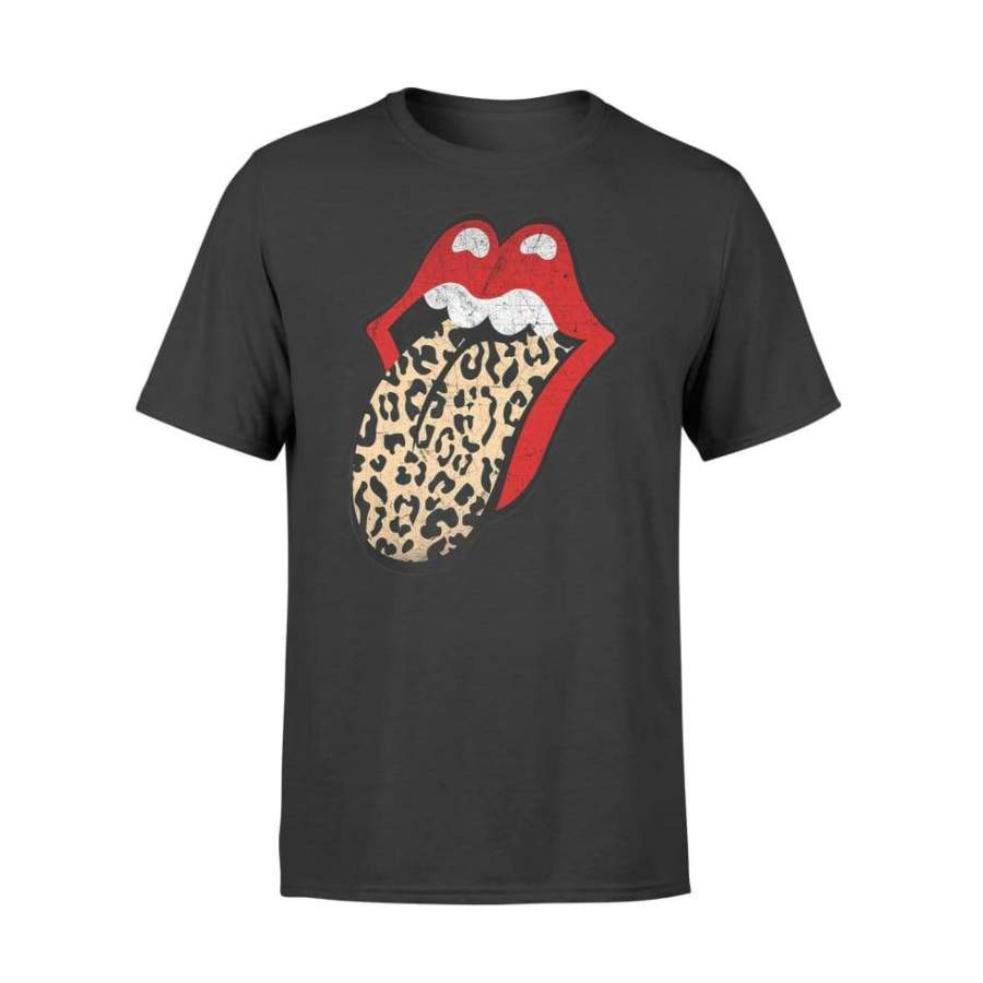 Red Lips, Leopard Tongue, Iconic Band Shirt For Men Women – Standard T-shirt