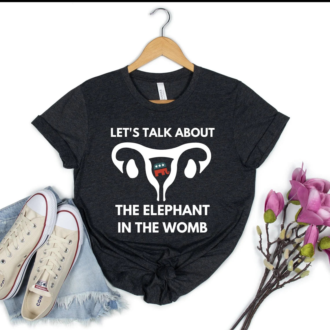 Feminism Let’S Talk About The Elephant In The Womb- Women Empowerment Shirt