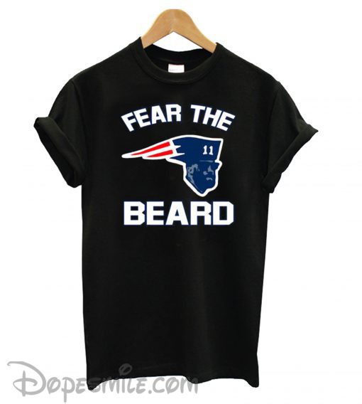 Fear the Beard New England Patriots cool  T shirt