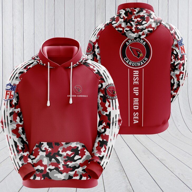 Arizona Cardinals 3D Hoodie 06