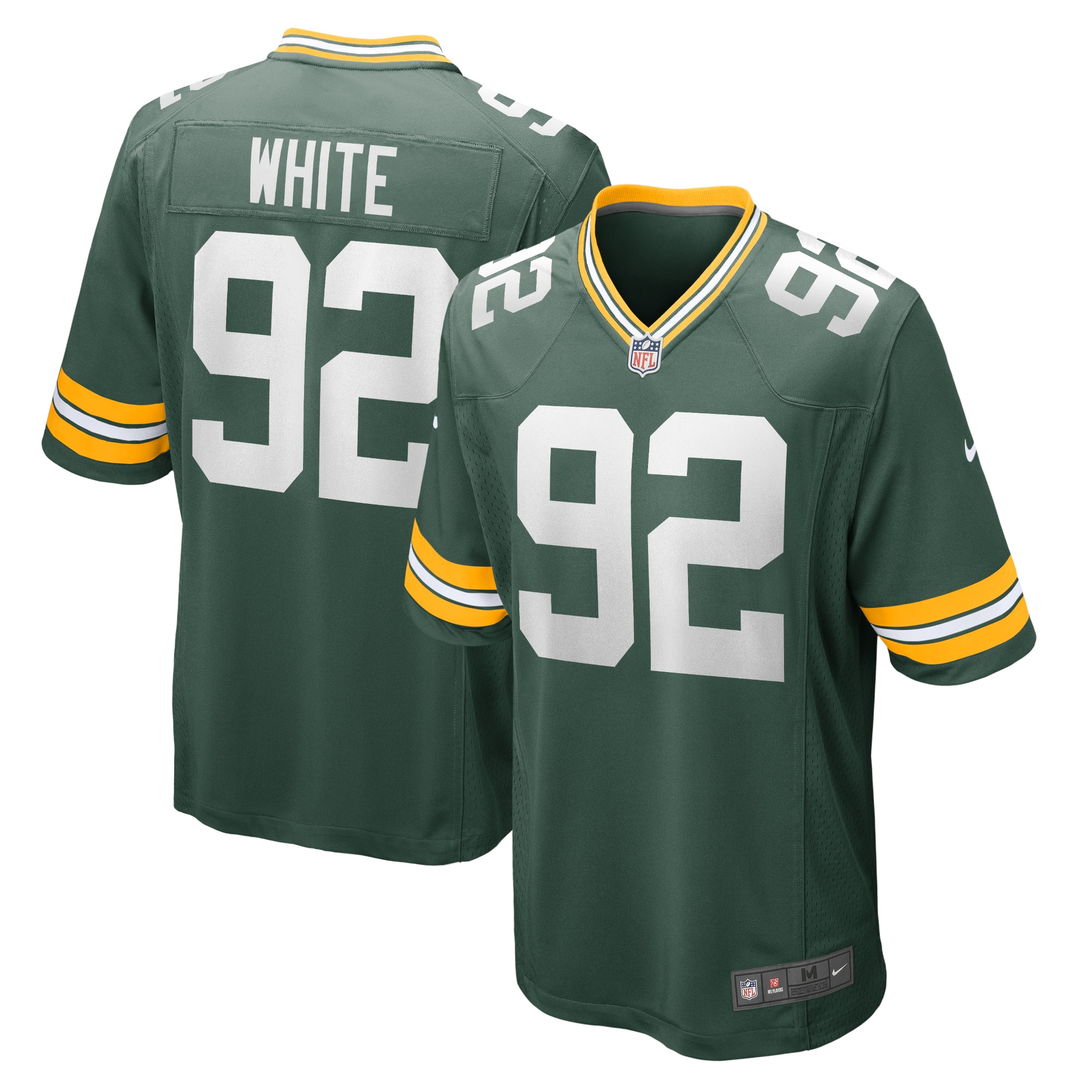 Reggie White Green Bay Packers Retired Player Game Jersey – Green