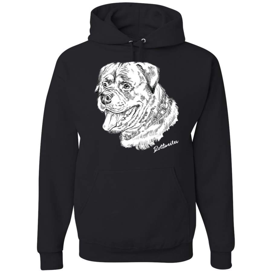 Rottweiler Dog Lover Pet Owner Animal Lover Graphic Hoodie Sweatshirt