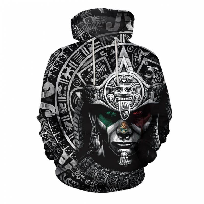 Aztec Warrior Mexican AH13 Hoodie