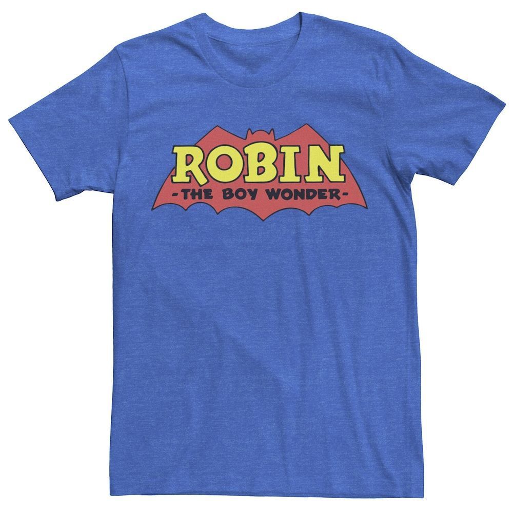 S Dc Comics Robin The Boy Wonder Classic Logo Tee Med Blue Shirt