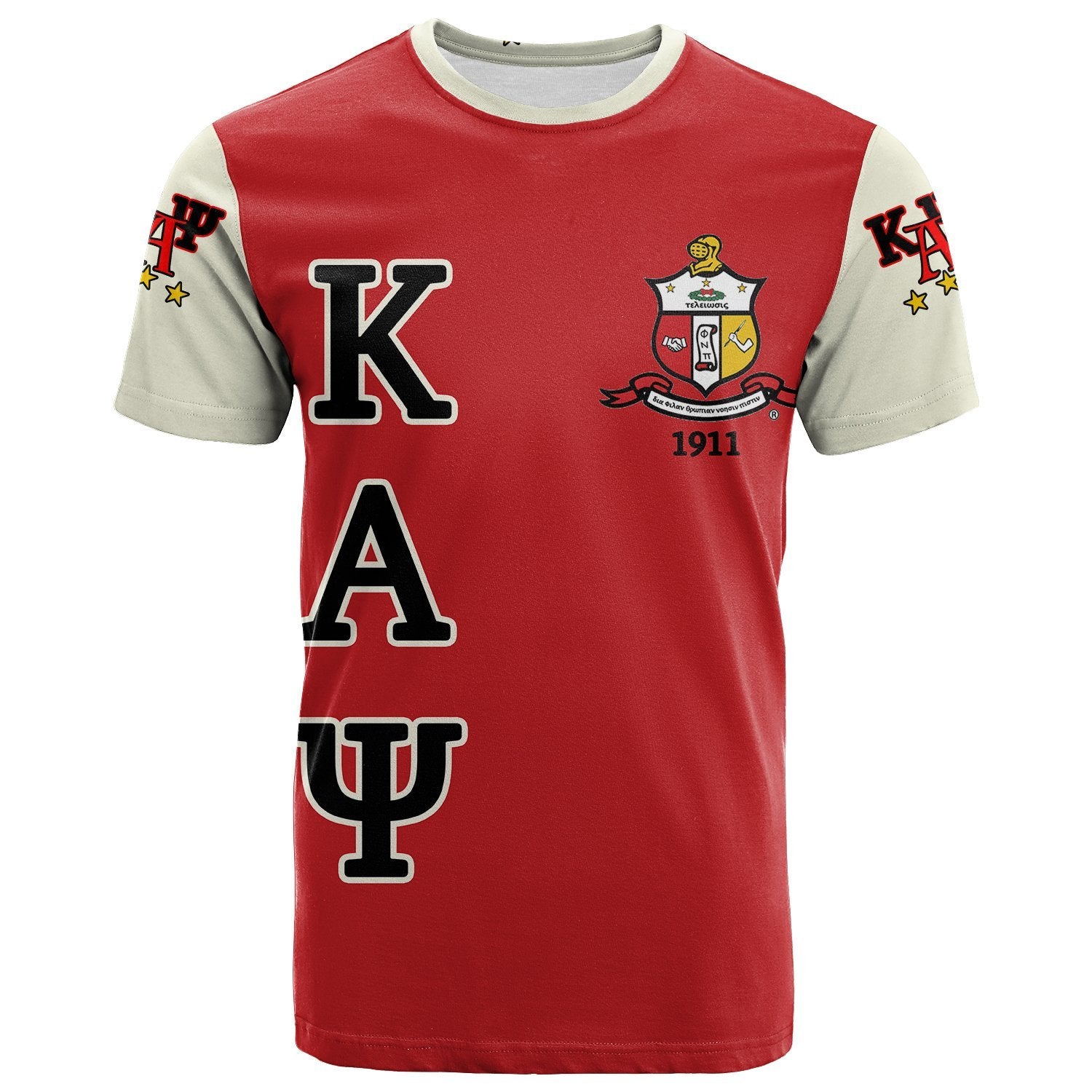 Kappa Alpha Psi T Shirt – Candy Cane Patch – Lt20