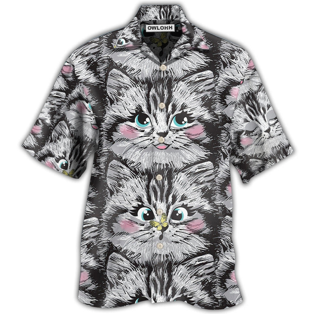 Cat Lovely Kitten Hawaii Shirt Ha66506