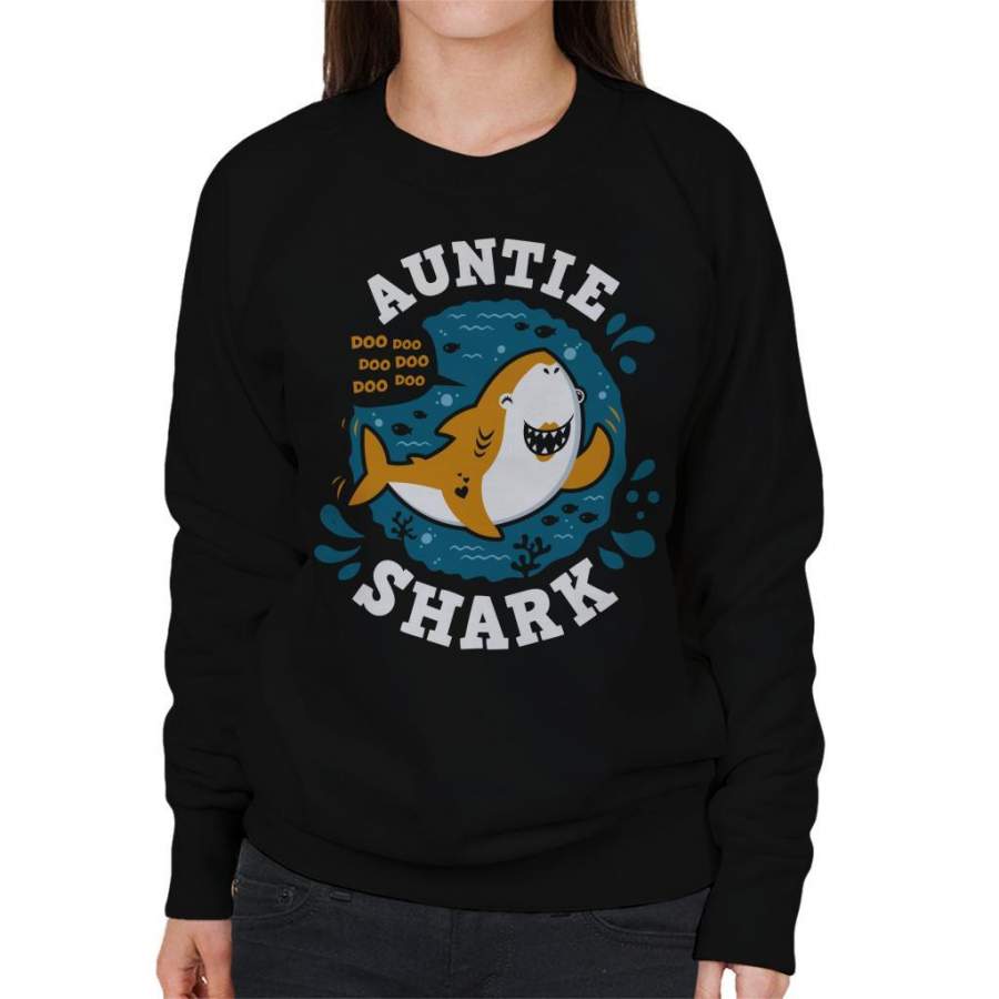 Baby Shark Family Auntie Women’s Sweatshirt